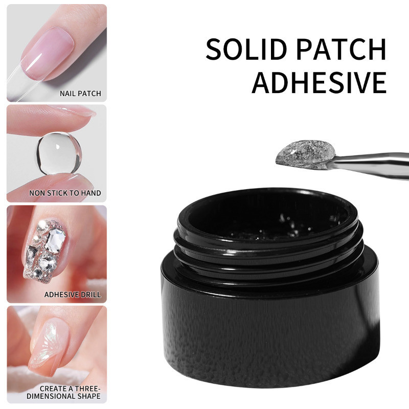 Nail Art Quotes - 3 szt./zestaw Solidne Tipsy do Paznokci