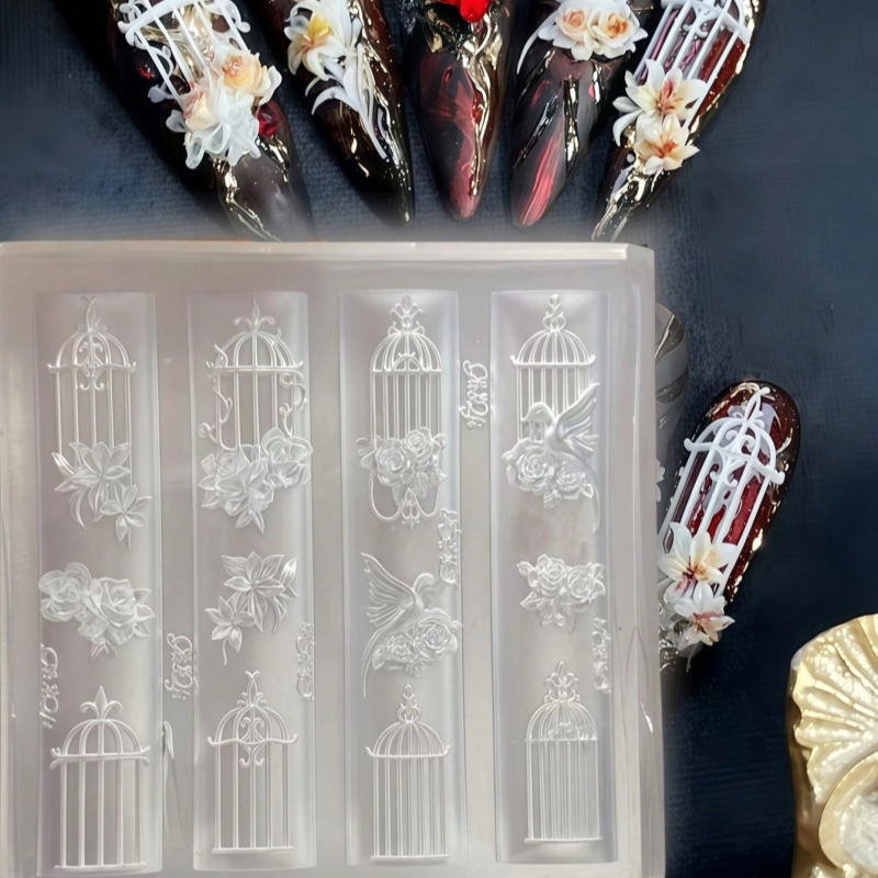 Nail Art Gothic - Świecznik w kształcie motyla, dzwonek wietrzny