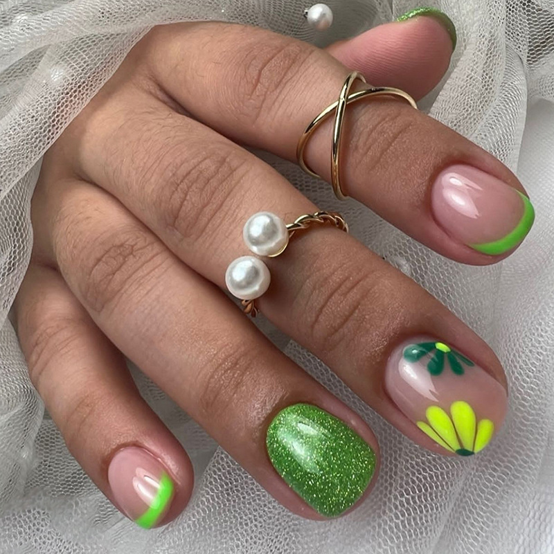 Nail Art Jelly - 24 szt. Krótkie sztuczne paznokcie baletowe