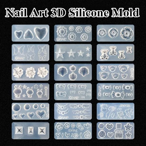 Nail Art Xl - M155-239 Forma 3D z akrylu do