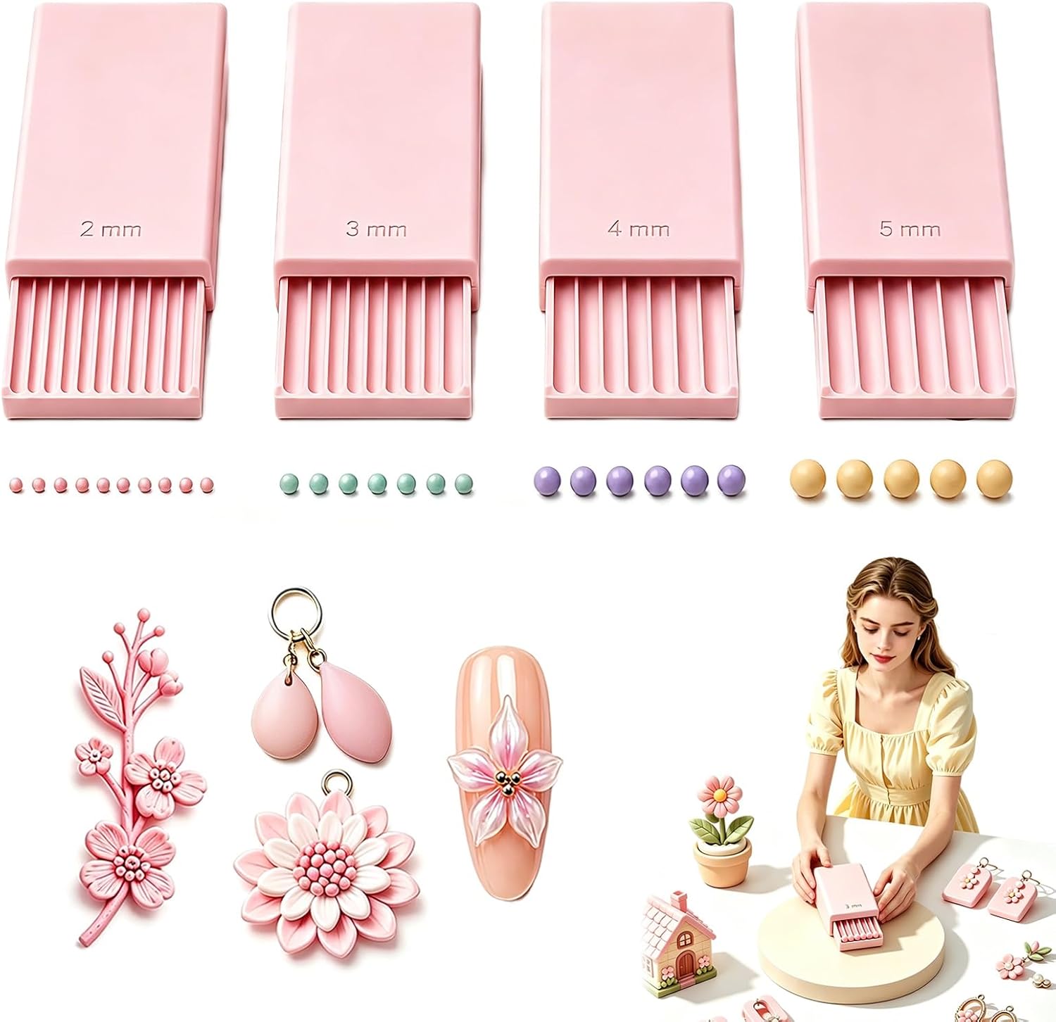 Nail Art Nail Art - Narzędzie do tworzenia kul z żelu