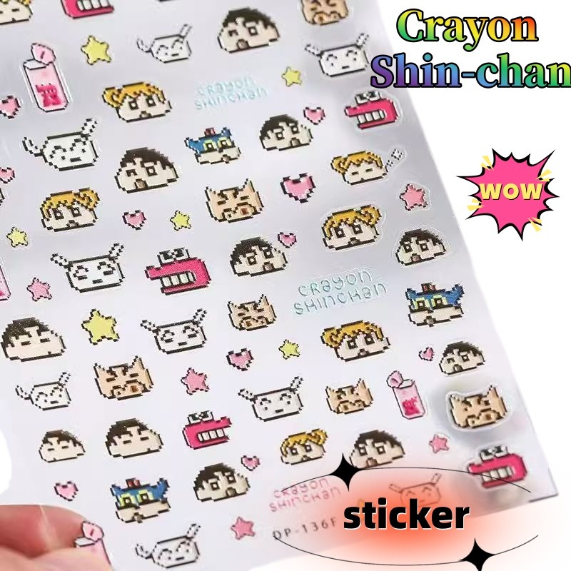 Nail Art Quotes - Zeszyt kreatywny z motywem Crayon Shin-chan,