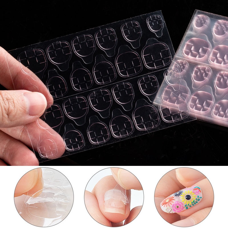 Nail Art Jelly - Dwustronne naklejki na klej do paznokci