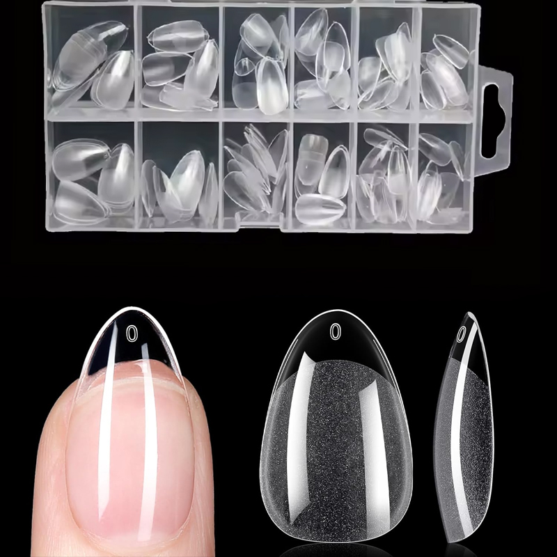 Ultrakrótkie, migdałowe tipsy  – Nail Art Xl recenzja i cena