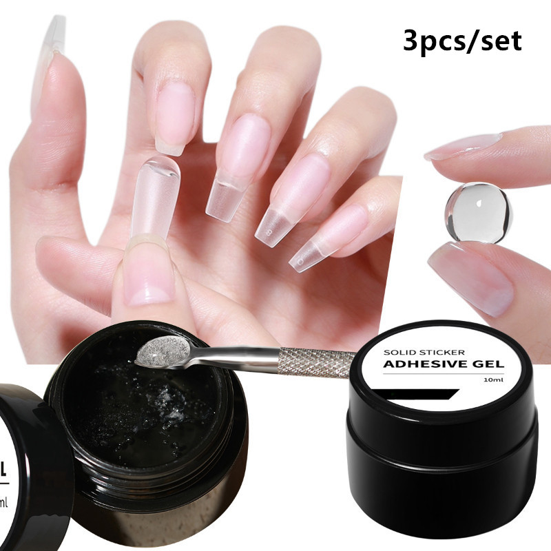 3 szt./zestaw Solidne Tipsy do – Nail Art Quotes recenzja i cena