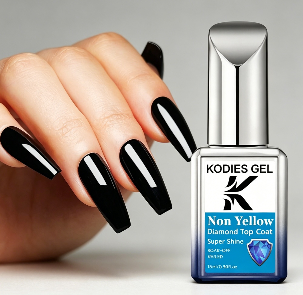KODIES GEL Nieżółkający Top Co – Nail Art Yellow recenzja i cena