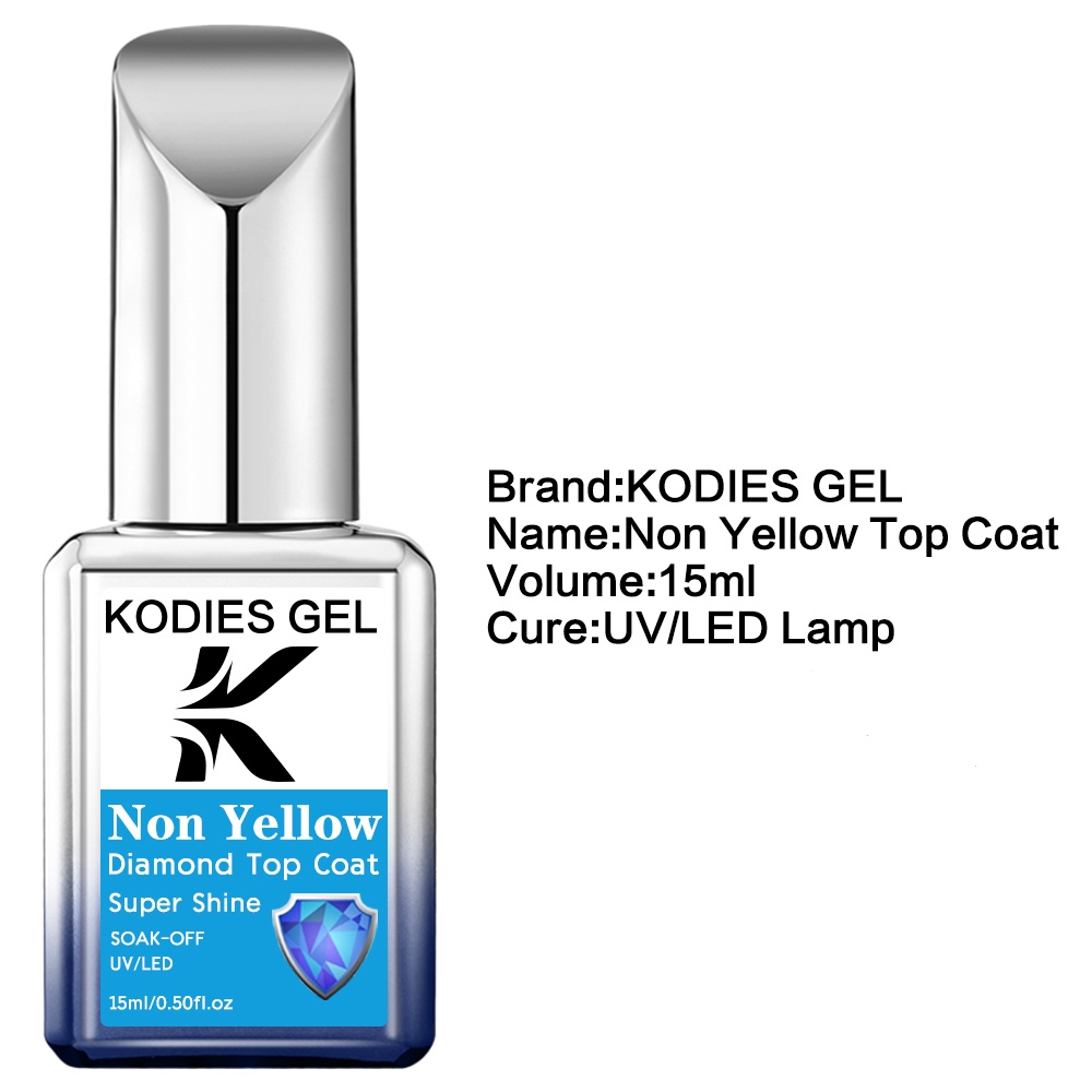KODIES GEL Nieżółkający Top Co – Nail Art Yellow recenzja i cena