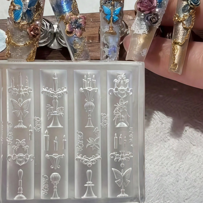 Świecznik w kształcie motyla,  – Nail Art Gothic recenzja i cena