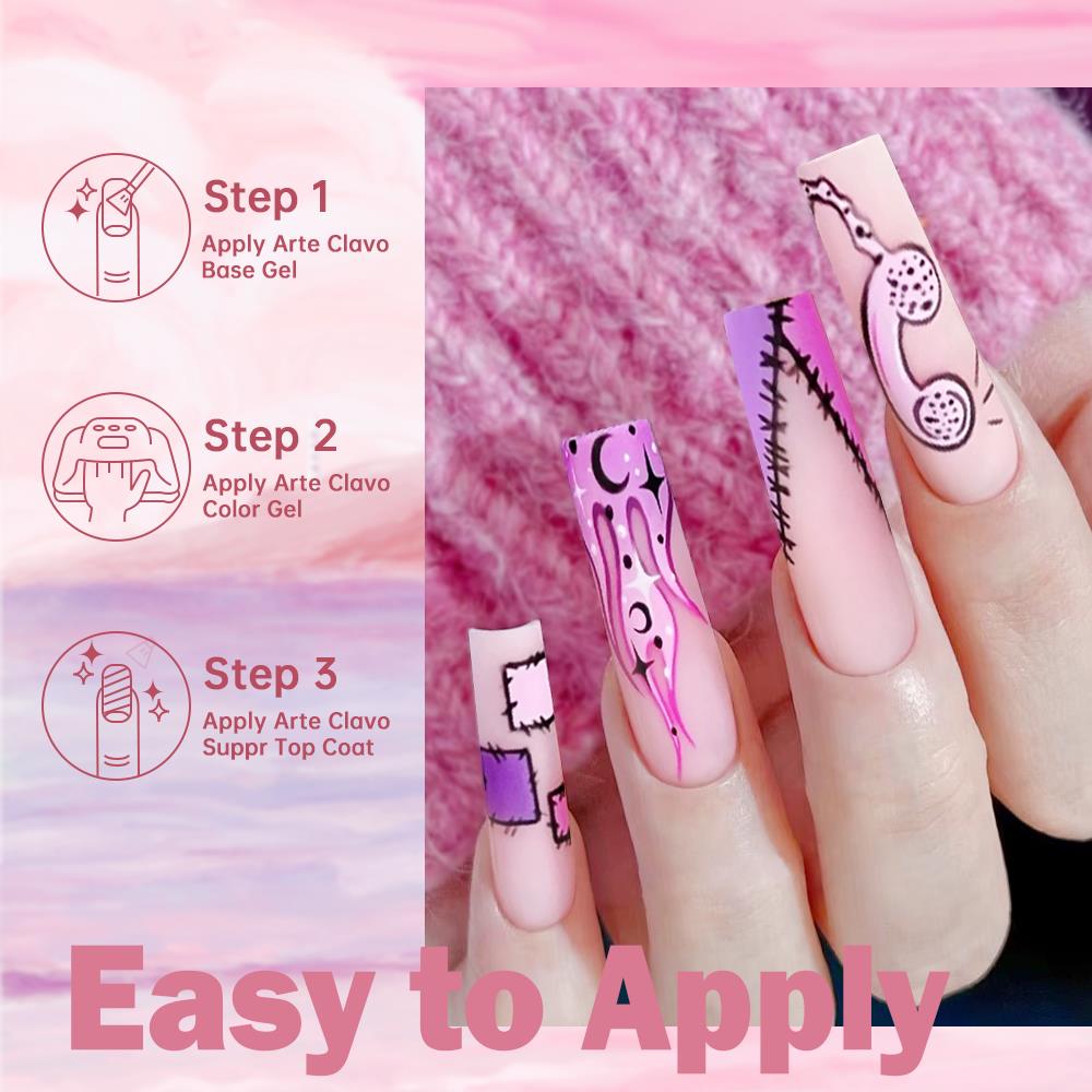 Arte Clavo Orange Yellow Serie – Nail Art Yellow recenzja i cena