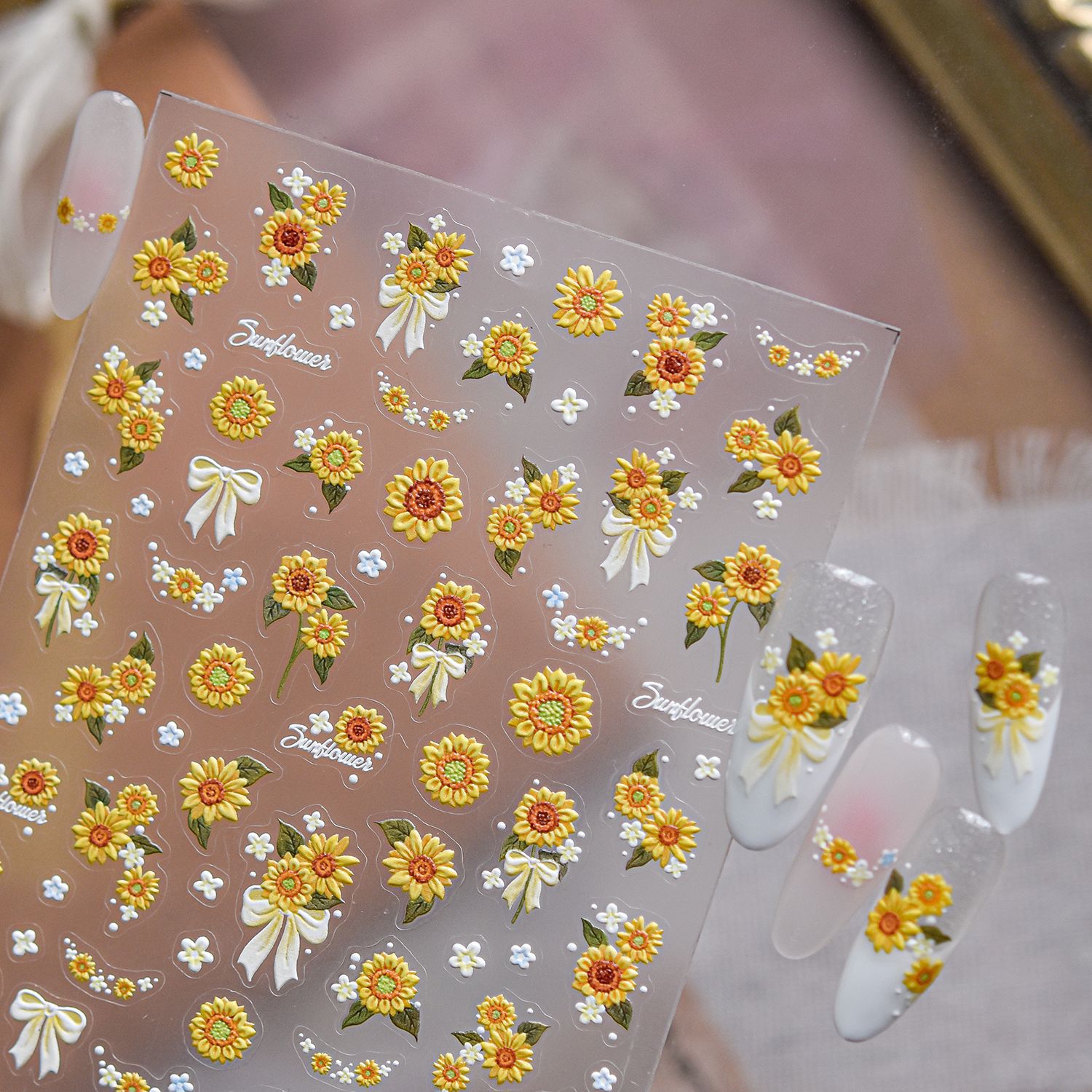 1 szt. Letnie naklejki na pazn – Nail Art Yellow recenzja i cena