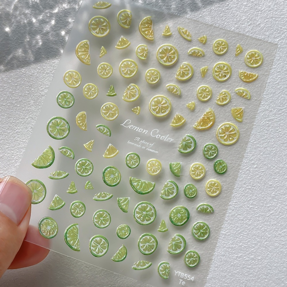 Letnie naklejki na paznokcie z – Nail Art Yellow recenzja i cena