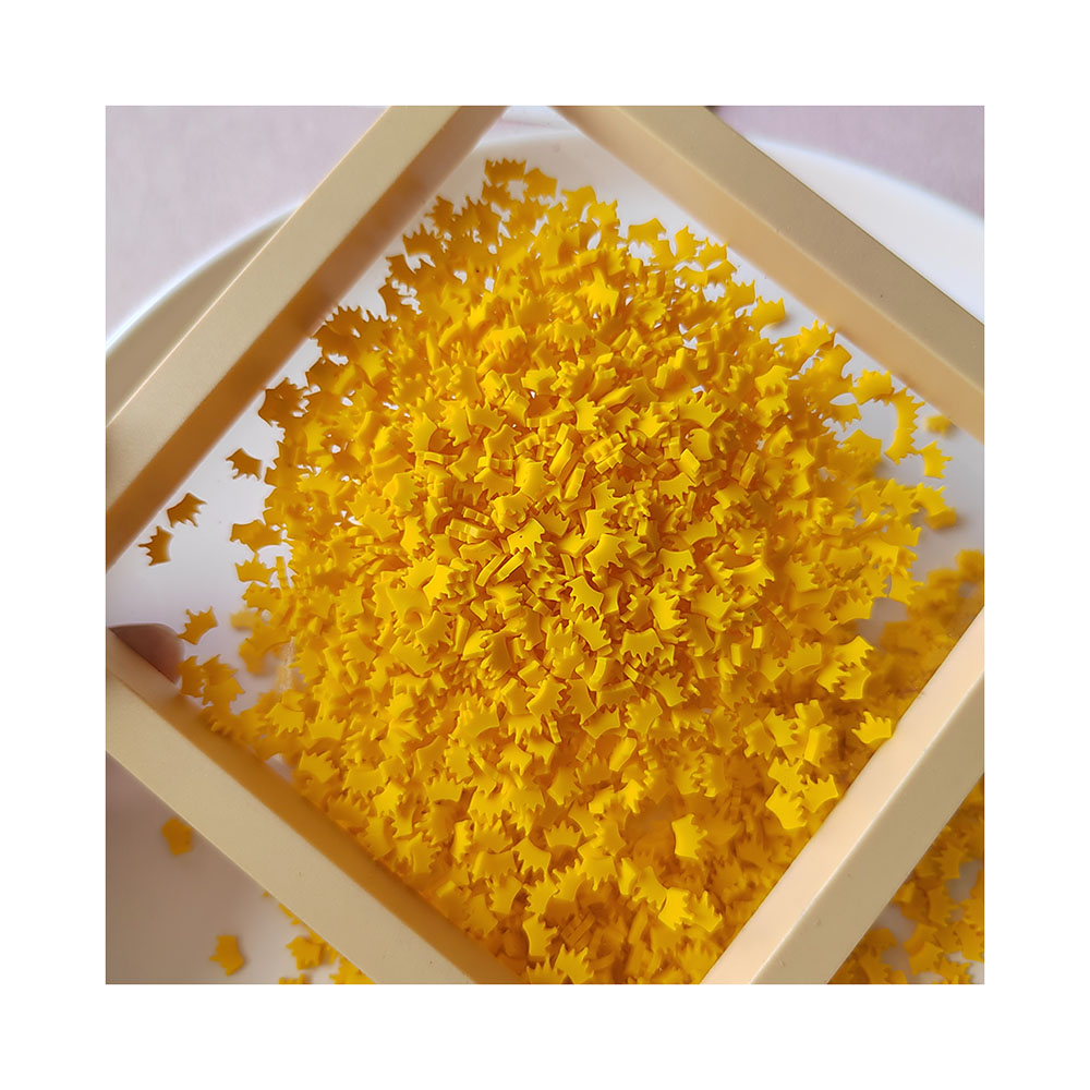 Żółta korona plastry polimerow – Nail Art Yellow recenzja i cena