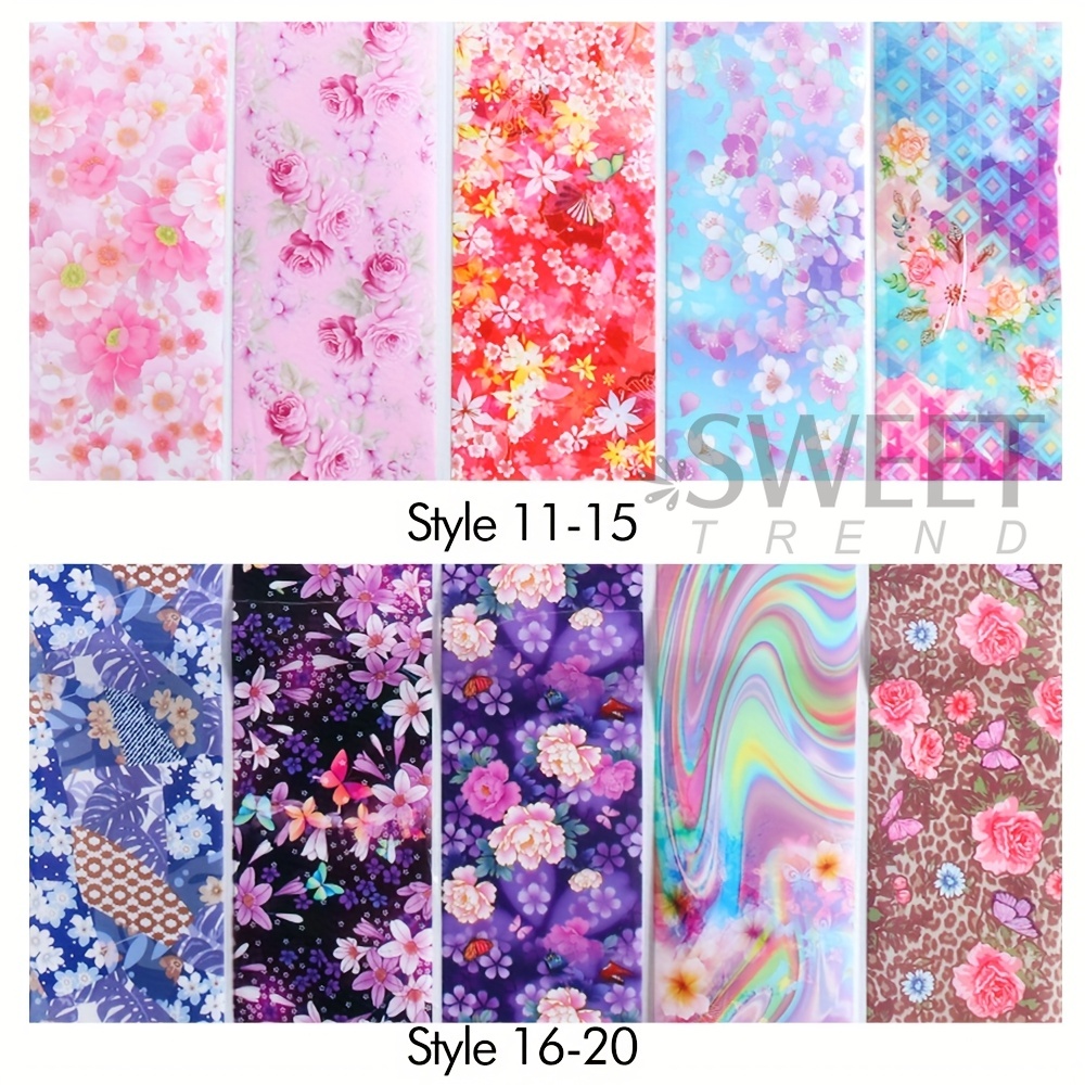 20 szt. Folii do zdobienia paz – Nail Art Quotes recenzja i cena