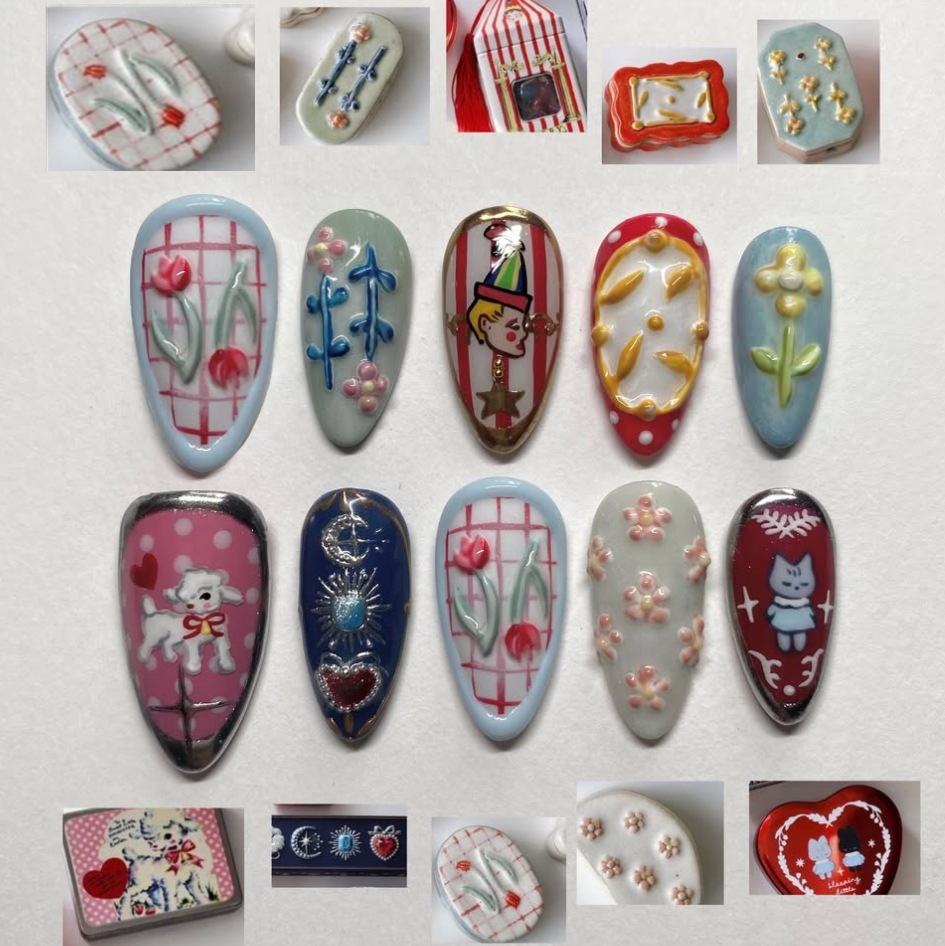 24 szt. Ciemne Gotyckie Punkow – Nail Art Gothic recenzja i cena