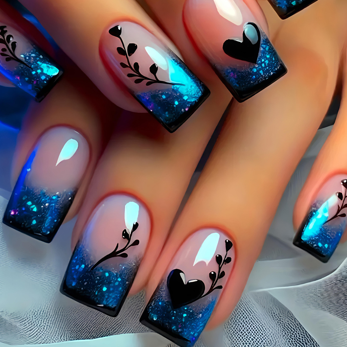 24 szt./zestaw Krótkie Średnie – Nail Art Yellow recenzja i cena