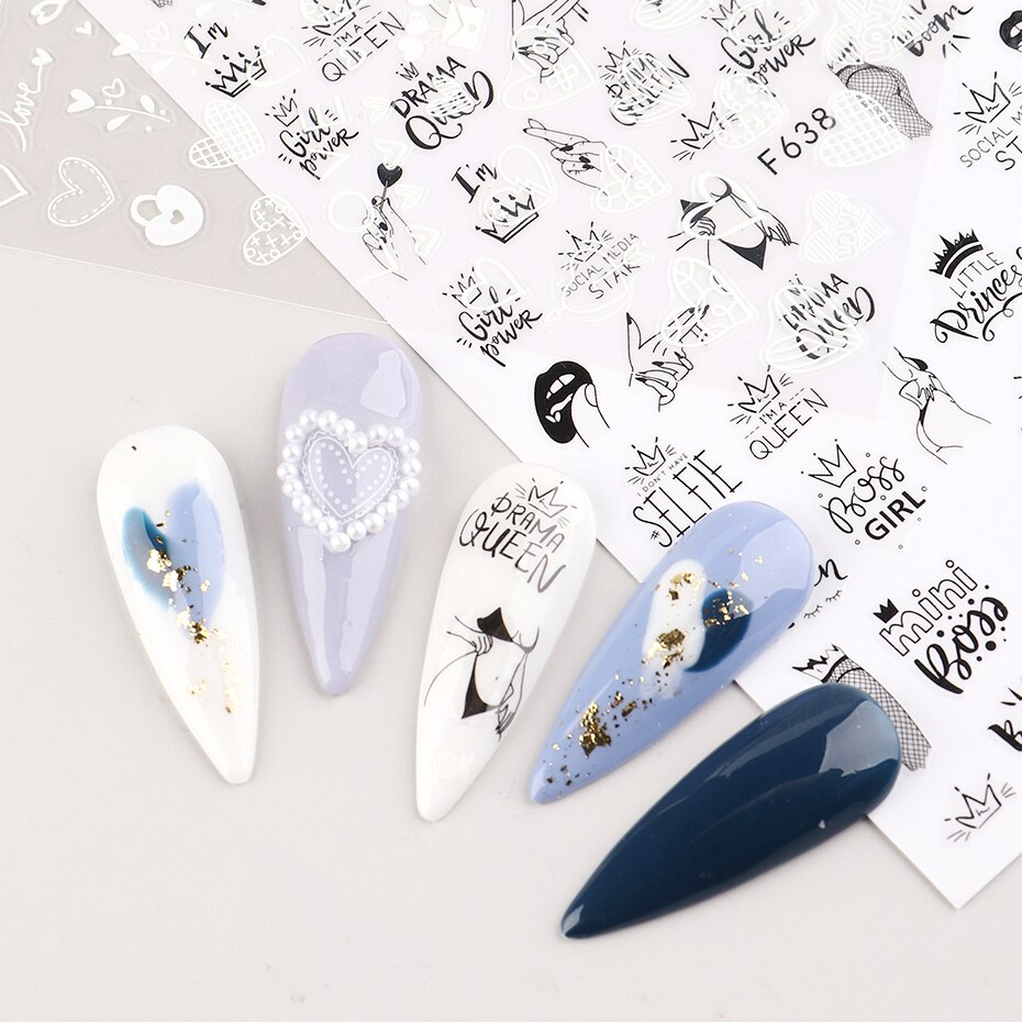2 szt. Serce miłość projekt 3D – Nail Art Motif recenzja i cena