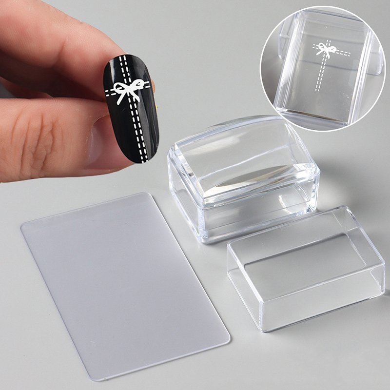 Przezroczysty prostokątny stem – Nail Art Jelly recenzja i cena