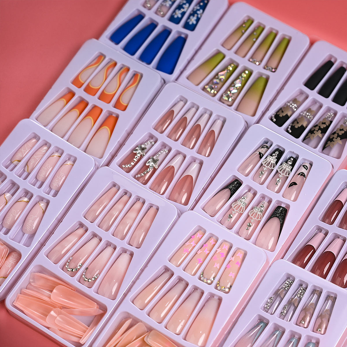 24Pcs Press on Fake Nails Shor – Nail Art Xl recenzja i cena