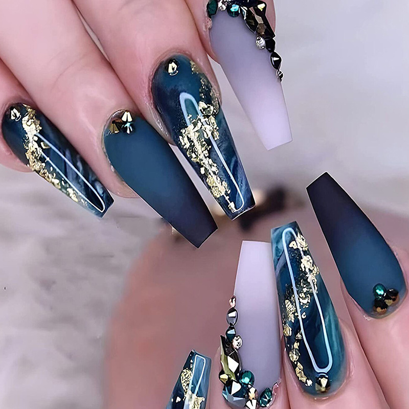 24Pcs Press on Fake Nails Shor – Nail Art Xl recenzja i cena