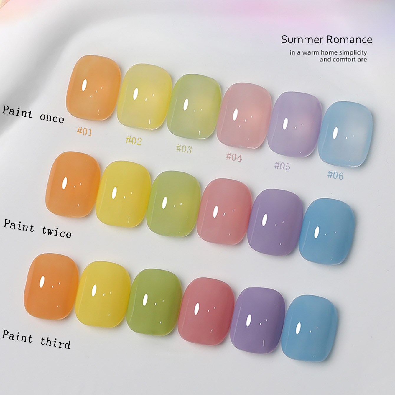 1-6 szt. PSK Nowy Lakier Hybry – Nail Art Yellow recenzja i cena