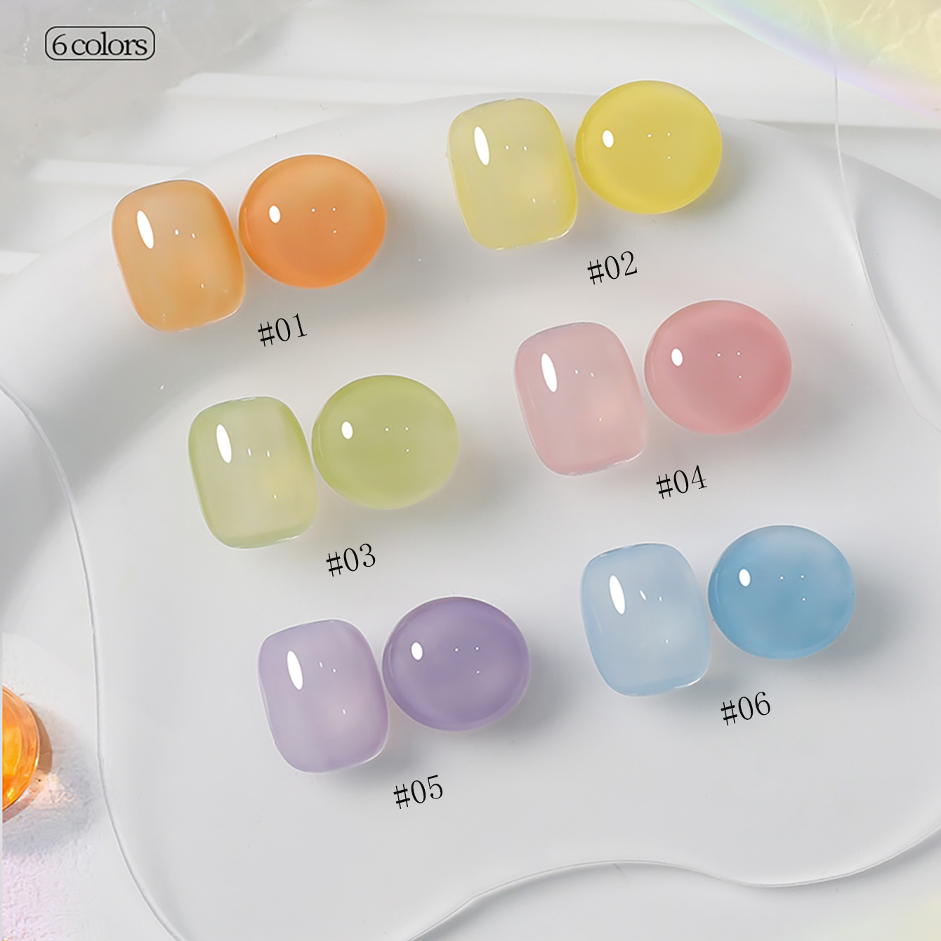 1-6 szt. PSK Nowy Lakier Hybry – Nail Art Yellow recenzja i cena