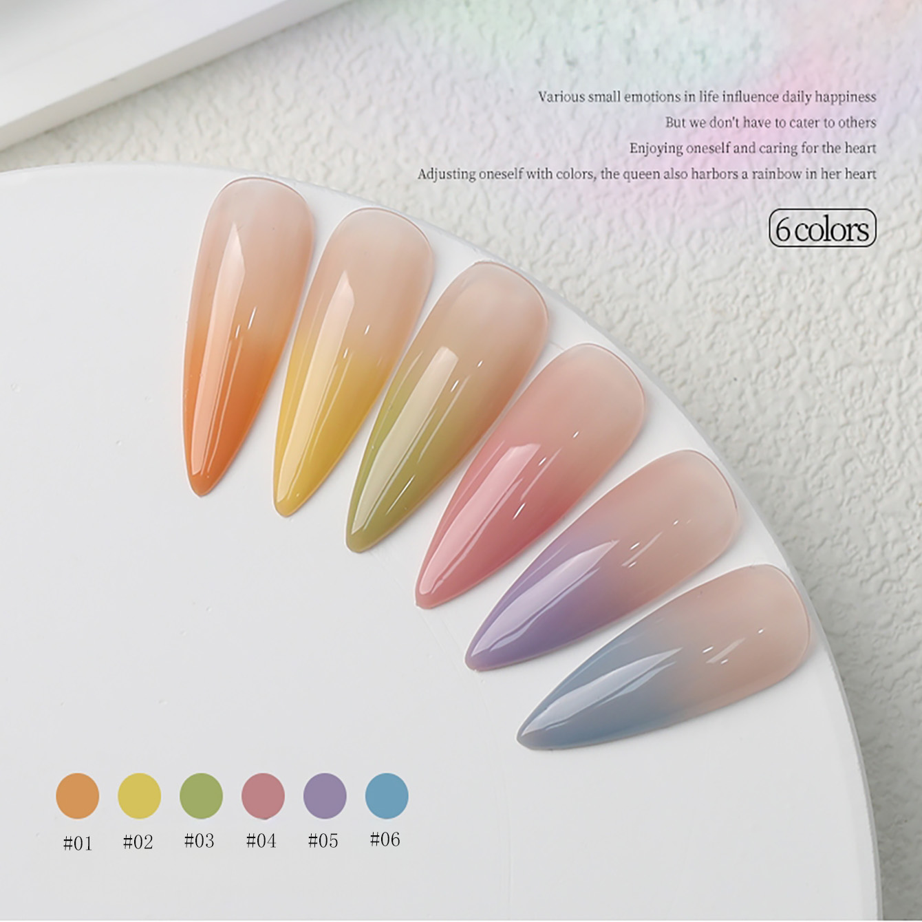 1-6 szt. PSK Nowy Lakier Hybry – Nail Art Yellow recenzja i cena