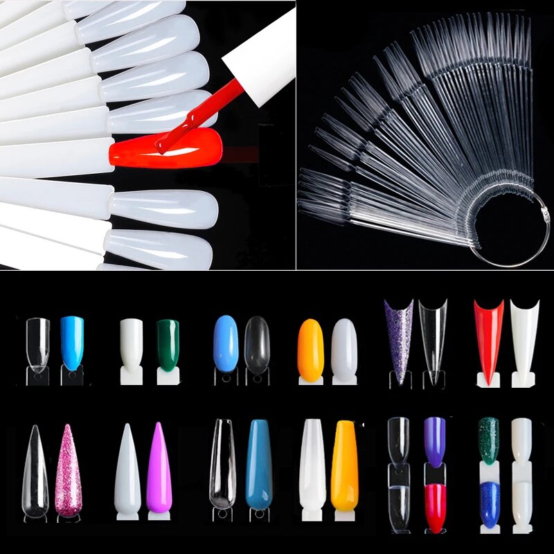 Nail Display Sticks Clear Natu – Nail Art Quotes recenzja i cena